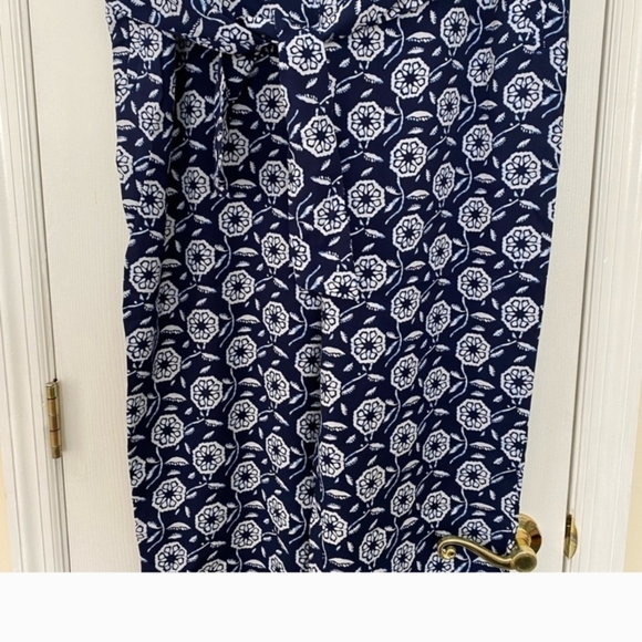 Ann Taylor Pants - Ann Taylor Blue and White  Pants XL NWT